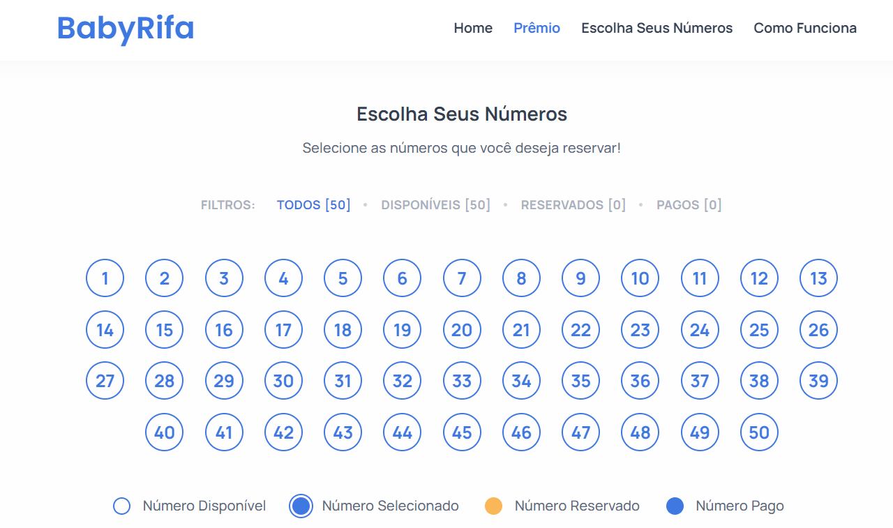 Chá de fraldas rifa para meninos